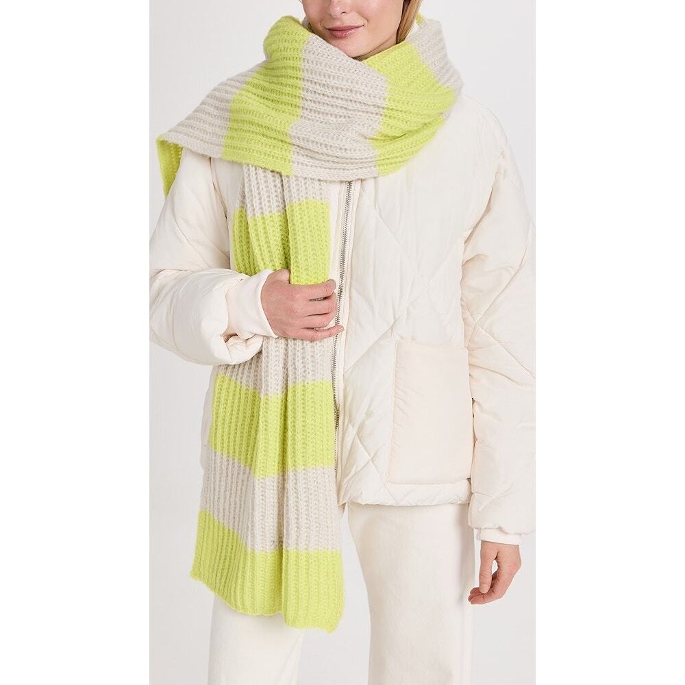 New Apparis Nokia Scarf in Kiwi Stripe, One Size